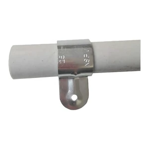 Best Price White Half Saddle Single Pipe Electrical Metal Cable Clips for Solar System