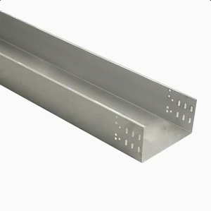 Factory Durable Industrial 304 Stainless Steel Corrosion Resistant Solid Bottom Cable Trunking Tray for Construction Electrical