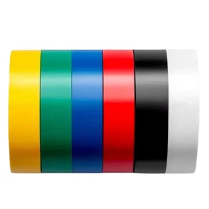 YONGYU Manufacturer Stock 600V Waterproof Electrical Insulating Tape Rubber Adhesive Heat-resistant PVC Electric Insulation Tape