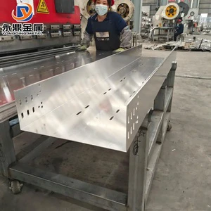 High Quality Hot-Dip Galvanized Carbon Steel Perforated Cable Tray Outdoor Rust Proof Industrial Cable Laying Tray