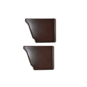 7Inch K Style Aluminum Alloy Gutter End Caps