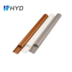 High Quality PVC Cable Channel Half-Round Electrical Conduit Fireproof Wiring Ducts