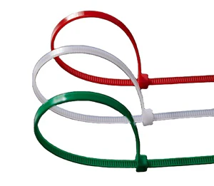 2.7*250 mm Self-Locking Strong Nylon 6 Cable Ties High Tensile Strength Multi Colors
