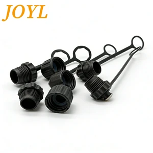IP68 Waterproof Nylon Connector Protective Cap Male Female Thread Dustproof Sealing End Cover Outdoor Cable Industrial Equipment