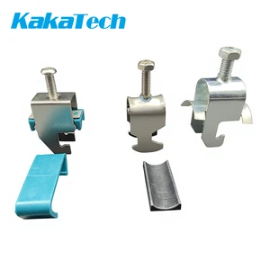 Hot Selling Strut Cable Clip Metal Steel 2-1/4'' Zinc Plated One Piece Cable Clamp