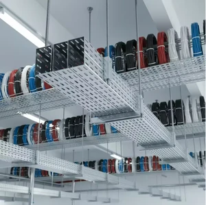 Durable Industrial Cable Tray Perforated Anti-Corrosion Cable Management Tray And Trunking System For Cable Laying