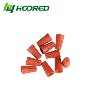 HOORED Spiral Screw-On Cap Terminals Plastic Electrical Wire Connectors Underground M10 Thread Cable End Caps