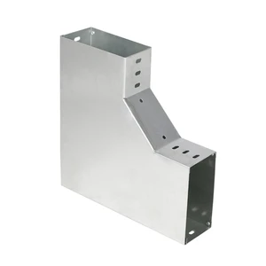 Horizontal Bend Cable Tray Aluminum Alloy Fireproof Coated Plastic Cable Tray 90-Degree Bend for Cable Tray