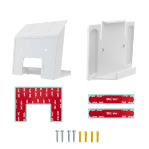 Power Supply Router Wall Mount Bracket for Starlink Gen 3 V3 with Screw Install or No Drilling of Double-sided Adhesive Install