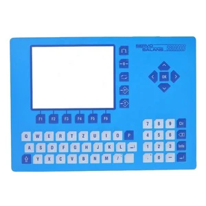 PC Material Membrane Front panel Graphic Overlay With Self Adhesive