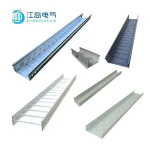Cold Rolled Steel Aluminum Cable Tray 3000*500*75 Galvanizing Galvanized Cable Fittings Cable Tray Size Accessories