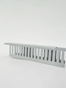 PVC Solid Trunking Heavy Duty Cable Duct Halogen Free Good Insulation Slotted Building Cable Laying Free Sample China Made