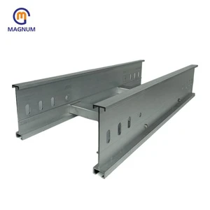 Cross-border Supply Custom Size Heavy Duty Iron Cable Trunking Tray Anti Corrosion Galvanized Metal Cable Tray