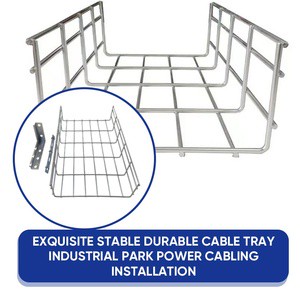 Durable Flexible Wire Mesh Cable Tray Bendable For Irregular Corner And Complex Wiring Fully Personalized Design