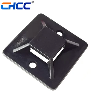 20*20CHCC Cable Tie Mounting Base Self Adhesive Nylon Cable Tie Mounts