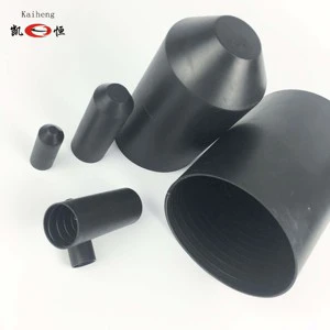 Cable Sealing Glue Inside PE Heat Shrink End Cap Premium Quality Cable End Caps