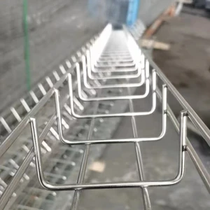 500X100X5MM Hot dipped galvanized Wire mesh cable tray in stock