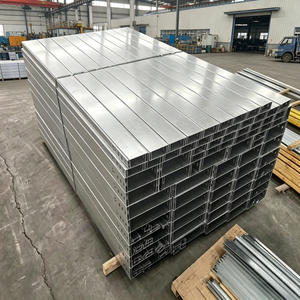 Rustproof Aluminum Cable Tray, Good Thermal Conductivity for Indoor Outdoor Electrical Cable Management