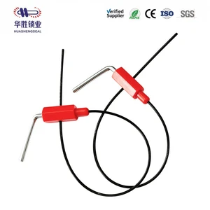 Tamper Evident Steel Wire Cable Security Seal, Custom Laser Logo Numbered Metal Wire Seals For Logistics & Cargo Protection