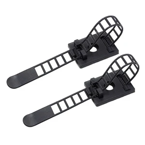 Longsan Factory Supply Adjustable Fixing Seat ACT-22 Self-adhesive Back Glue Clip Nylon Cable Tie Mount 3m Adhesive Cable Clamp