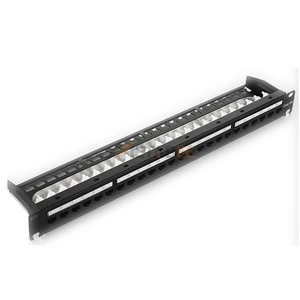 Shielded Ethernet Blank UTP RJ45 CAT6 24Port Patch Panel