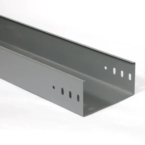 Factory Direct Sale Fireproof and Flame-retardant Cable Trays Highly Effective in Protecting Cables Slot-shaped Molded Trays