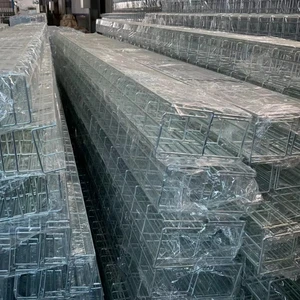 Industrial Steel Wire Mesh Cable Tray Long-Term Use for Data Centers Construction Made of Carbon Steel for Cable Laying