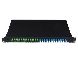 Fiber Optic Equipment Patch Panel 1U 19 Inch Optical Distribution Frame 24 Cores 48 Cores Rack Mount ODF