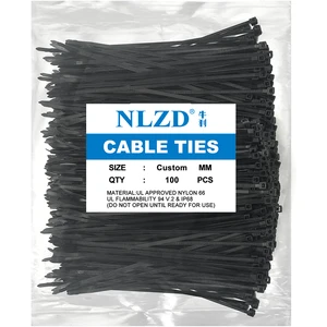 Industrial Strength Dark Brown Nylon Cable Ties Waterproof Plastic Zip Cable 12 Inch Bulk Supply Industrial Premium