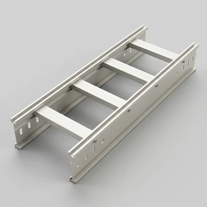 Aluminum Alloy Ladder Cable Tray Lightweight Ventilated Structure for Data Center Network and Telecom Cable Installation