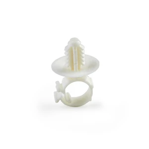 Essentra Screw Mount Cable Clamp Panel Wire Holder Natural UL94 V0 Nylon SCC-SE Standoff Cable Clip Side Entry