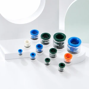 Blqd EST Microduct End Stop Connectors HDPE End Caps Plug Couplings Fittings Fiber Optic Equipment Micro Duct Couplers