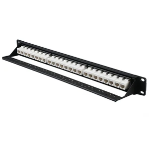 High Density Fiber MPO Patch Panel with Mount for Jack Coupler Ports