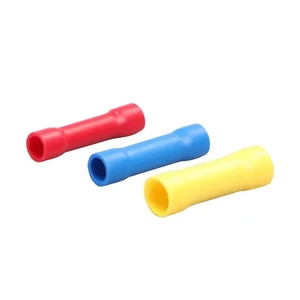 Factory Wholesale Cable End Caps Electric Wire End Connector BV1.25~BV38 Nylon PVC Copper Brass Insulated Cord Cable End Caps