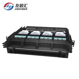 High Density 1U-144 Ports MPO/MTP Fiber Patch Panel