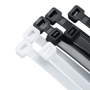 Colourful Plastic Tie Self-Locking Nylon 66 3* 80mm Cable Ties Heavy Duty Nylon Handcuffs Cable Wire Tie Manufacturer