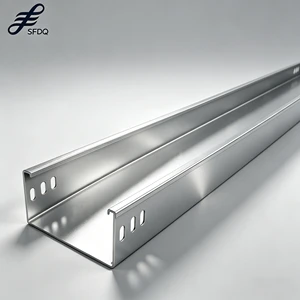 Factory Direct Supplier Pre-galvanized Cable Tray Steel Cable Trunking With Cover