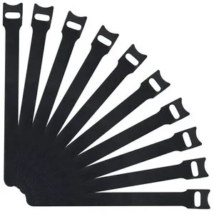 OEM 4 6 8 10inch Multi-Purpose Hook&Loop Cable Straps Wire Ties Cord Organizer Reusable Head Fastening Cable Ties