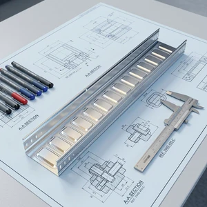 Anti-Corrosion SS304 Stainless Steel Perforated Cable Tray For Chemical Plants & Offshore Offshore Projects