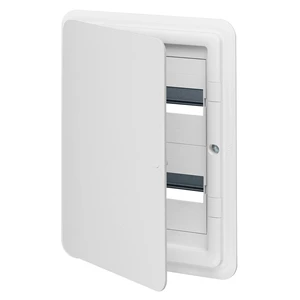 White Flush Mounted Switchboard 46.5X36.5X14mm Aesthetic Design Patch Panel