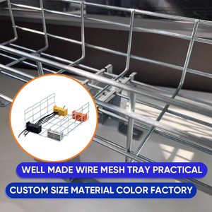 Economic Wire Mesh Cable Tray Customizable Material Solution High Cost Effectiveness Standard Factory Direct Sales