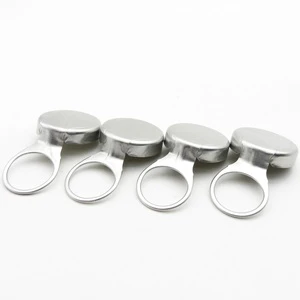 Custom Logo 26 Mm Aluminium Crown Cap 26mm Metal Lid Pull Ring Caps For Beer Bottle