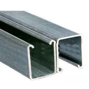 Custom Length C Section Steel Connector Hanger End Cap Complete Accessories for Crane C Channel Guide Rail Installation
