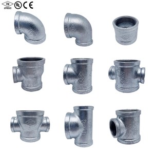 Heavy Duty Galvanized Malleable Iron Pipe Fittings FM UL Listed Pipe Connectors