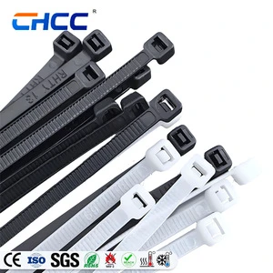 Plastic Zip Tie Tie Wrap Selflocking Nylon 66 Cable Ties UV Resist Black Color Yellow Bag Green Red