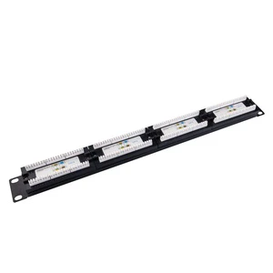 Cat6 24 Port Network Patch Panel Designed for Professional Cabling Installations