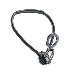 Magnetic Flexible Portable Neck Desk Phone Bracket for -First-Person Perspective Shooting Riding Adhesive Pad Mount