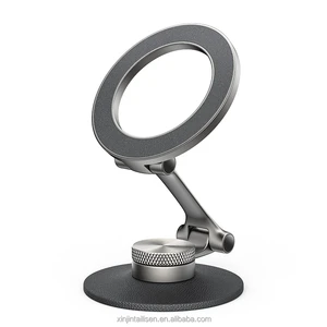 LISEN 360 Degree Rotation Magnetic Car Phone Holder Strong Magnet Mount Adjustable Mobile Stand for iPhone 17 16 15 Series