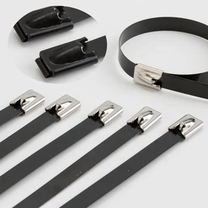 PVC Coated Stainless Steel Flexible Metal Cable Ties