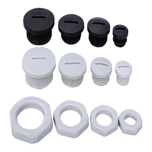 Waterproof Screw Plug for Cable Gland Locking Hole Plug Button Nylon Cable End Cap